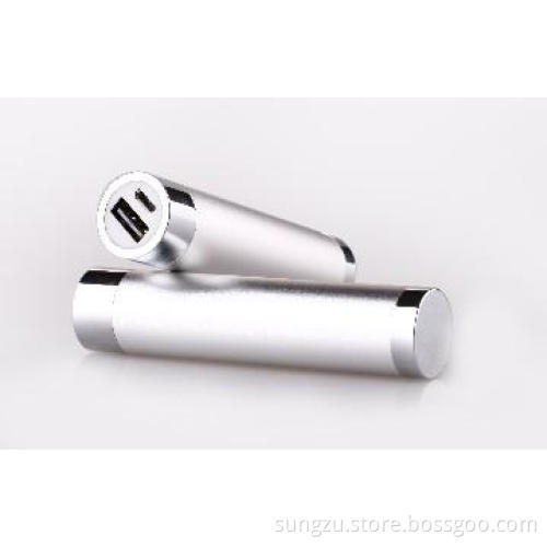 Mobile cylinder design power bank 2200mah